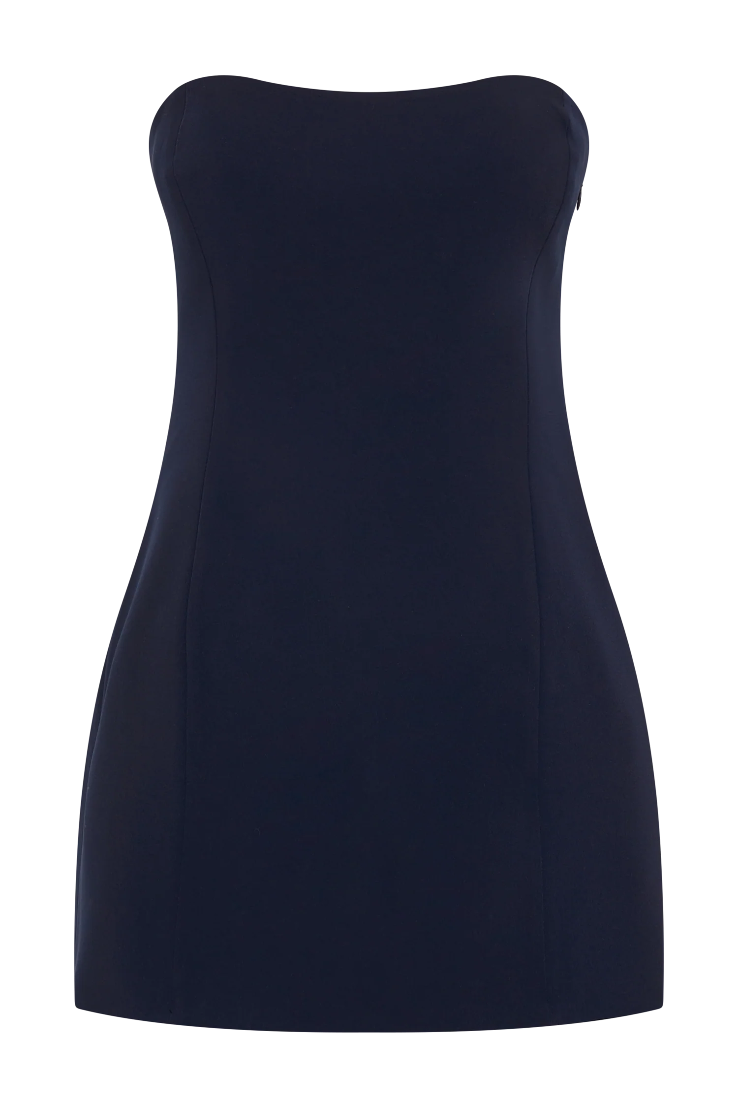MESHKI Neeka Strapless Bow Back Mini Dress - Navy